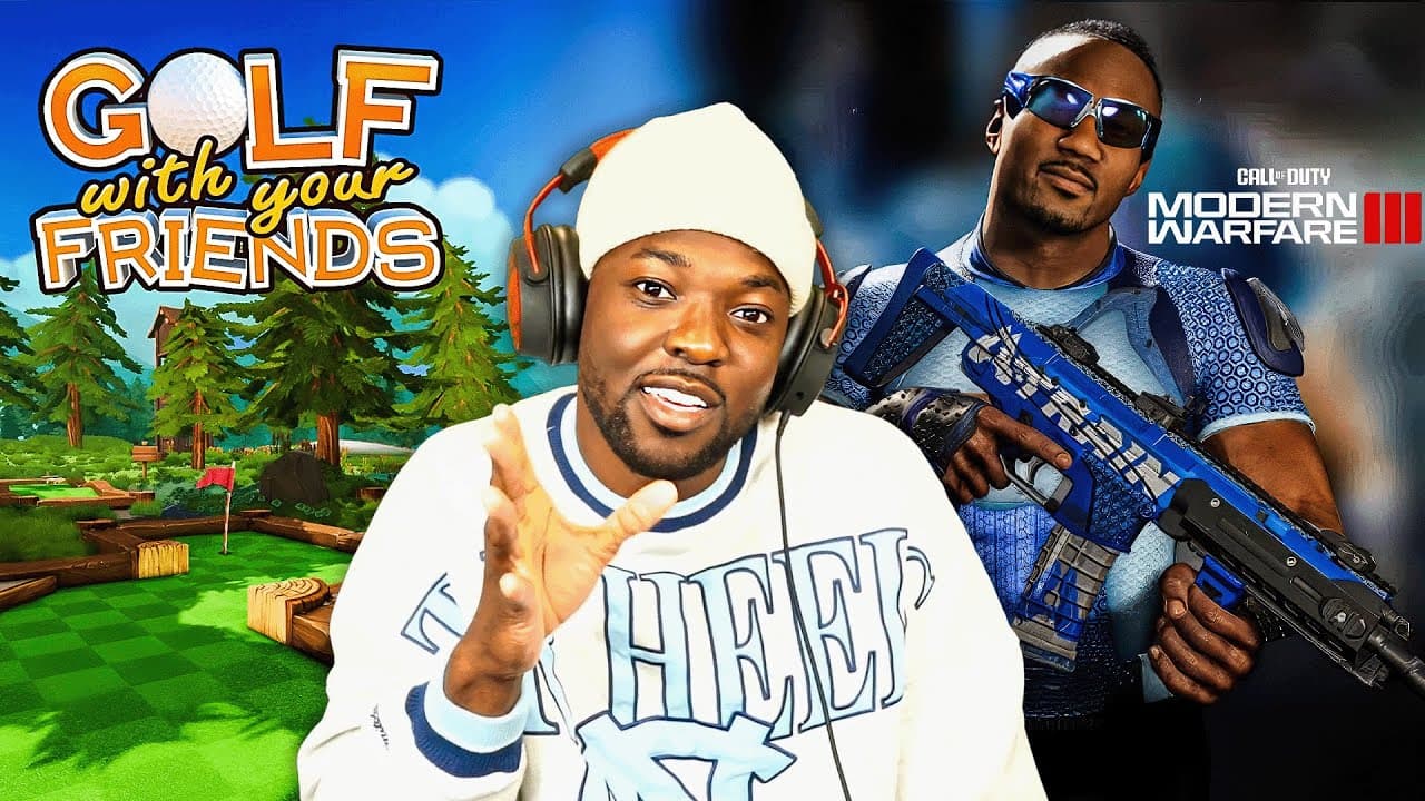 HE MIGHT BE THE WORST GOLF PLAYER OF ALL TIME (Golf w Friends & MW3)